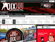 Tablet Screenshot of dekhockeydix10.com